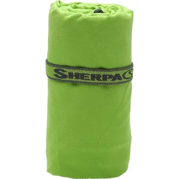 Ručník Sherpa L rychleschnoucí ručník 80 x 130 cm zelený