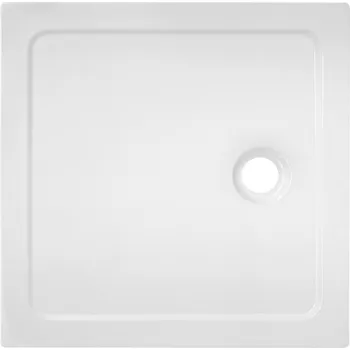 Sprchová vanička BPS-koupelny Čtvercová akrylátová sprchová vanička HYD-SSV-ST06A 100x100 bílá