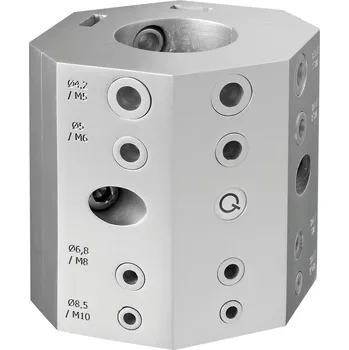 Zábradlí Vrtací šablona Vrtací šablona, pro trubku O48,3 mm, Q-75, pro vyvrtání M5, M6, M8, M10