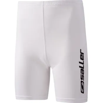 Pánské termo spodní prádlo Saller BASELINE Spodní kompresní šortky BARVA: 400 bílá, Velikost: S – kompresní spodní šortky