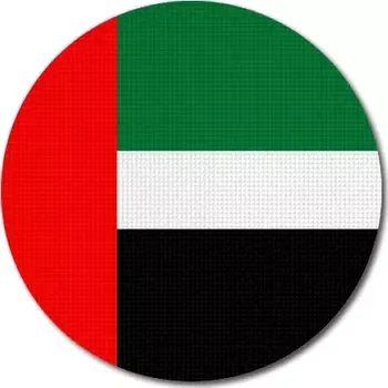 Vlajka Pelisport vlajka Spojených Arabských Emirátů kulatá ø 60 mm