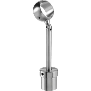 Zábradlí Konzole pro madlo, výška a úhel nastavitelné Konzole pro madlo, výška a úhel nastavitelné, O42,4 x 2,6 mm, madlo O42,4 mm, nerez. ocel 304, kartáčovaná