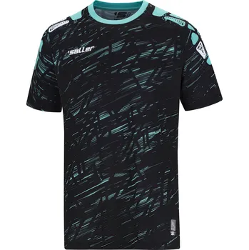 Saller VIBE Tréninkové triko BARVA: 083 aqua zelená-černá, Velikost: M Lehký a funkční materiál pro trénink i volný čas