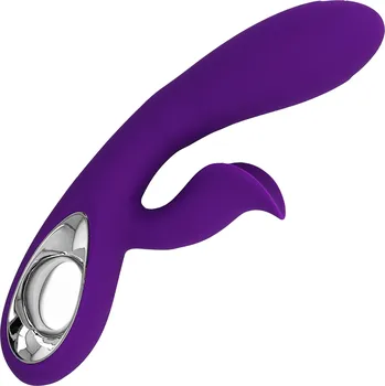 Vibrátor LOLO luxusní vibrátor se dvěma motory fialový