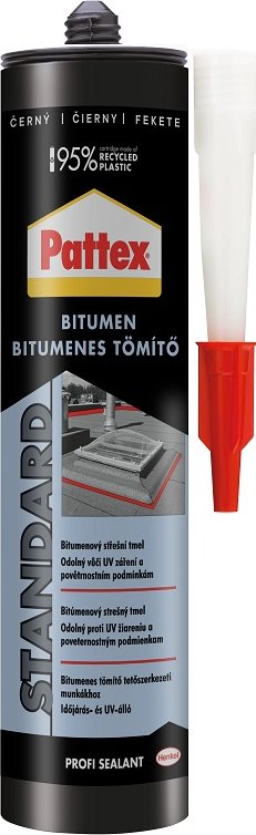 PATTEX Bitumenový střešní tmel 280ml – černý