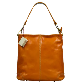 Kabelka NovaKabelka.cz Kožená italská kabelka Ginevra Gialla