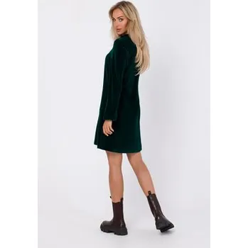 Dámské šaty Made of Emotion Koktejlové šaty M767 Zelená Modern Fit L