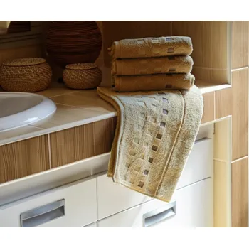 Ručník Luxusní Froté ručník ZORA 50x100 cm - BÉŽOVÁ