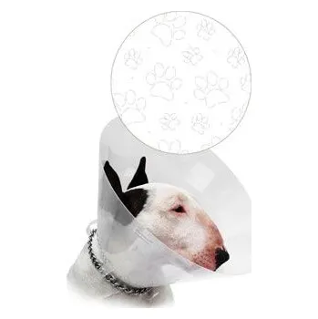 Ochranný límec pro zvířata Límec ochranný CVET transparent tlapky 7,5cm 1ks