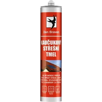 Tmel Den Braven Kaučukový střešní tmel transparentní 280 ml