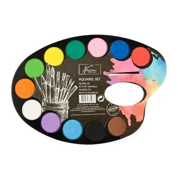 Dětské zboží Paleta do malowania akwarela 12 kolorów