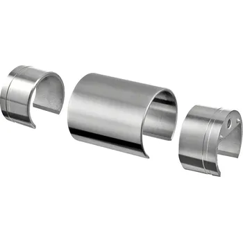 Zábradlí Spojka, vč. 2 adaptérů, pro dřevěnou krycí lištu O42 mm, nerez. ocel 304, kartáčovaná
