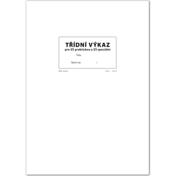 Sešit Třídní výkaz pro ZŠ praktickou a ZŠ speciální, sešit A4, 32 str.