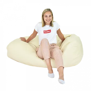 Sedací pytel Sedací vak hruška béžová EMI