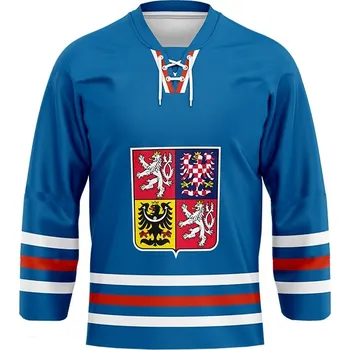 Dres české hokejové reprezentace Dominik Kubalík #81 2023/2024 CCM Fandres replica - modrý Velikost: XXL