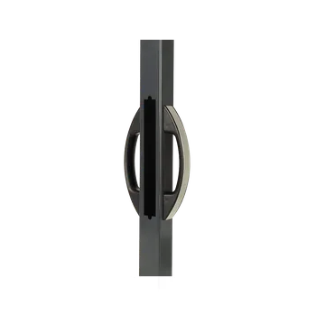 příslušenství k bráně LOCINOX sada hliníkového madla na branku, půlměsíc, UNIWING-PC