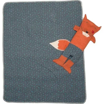 Dětská deka DAVIDFUSSENEGGER DF JUWEL Set deka s panenkou Fuchs