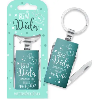 Kapesní nožík na klíče Bezva děda - jednoznačně ten nejlepší na světě