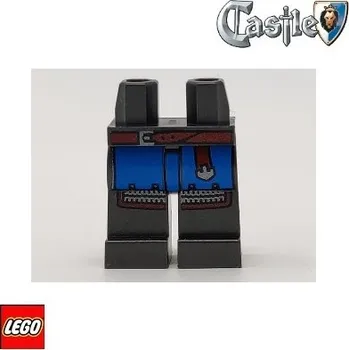 Stavebnice LEGO LEGO® Dílky na figurky LEGO Nohy potištěné / Black Falcon / Legs 970c00pb1172 CASTLE