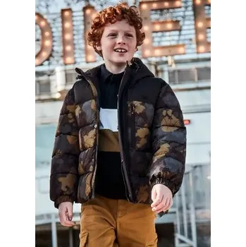 Chlapecká bunda chlapecká zimní bunda s reflexním potiskem Mayoral 7461-1 velikost 140