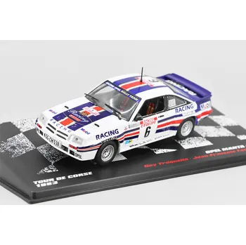 autíčko DeAgostini Opel Manta 400 Tour de Corse 1983 1:43 - Rallye automobily polský časopis s modelem #34 Opel Manta 400 Tour de Corse 1983 Frequelin / Fauchille - kovový model auta
