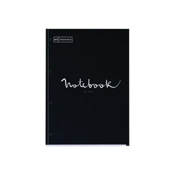 Set školních potřeb Blok studencki A4/80K dziurkowany czarny