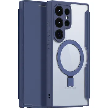 Pouzdro na mobilní telefon DUX DUCIS Skin X Pro flipové kožené pouzdro pro Samsung Galaxy S24 Ultra Blue