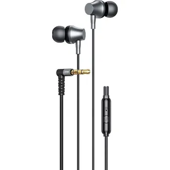 Sluchátka Kabelová sluchátka do uší Vipfan M17, 3,5mm jack (černá)