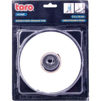 Sada nářadí Oboustranná lepící páska TORO 5m x 18mm