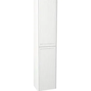 Koupelnový nábytek Koupelnová skříňka vysoká Devo Gloria 2.0 bílá matná 45 x 165 x 26 cm GL2-S2DPR45-2-F83