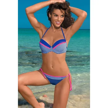 Dámské plavky Dvojdílné plavky Wendy M-293 - Marko S modro-růžová