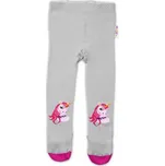 Baby Nellys Bavlněné punčocháče Unicorn - šedé Baby Nellys Vel. 104/110