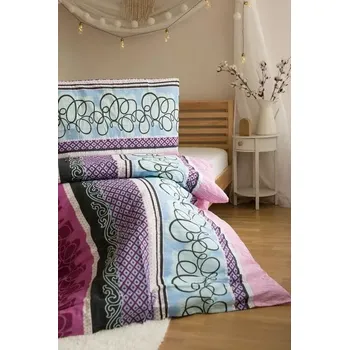 Povlečení Krepové povlečení PURPLE SPIN