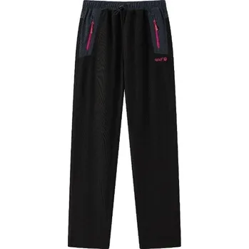 Dívčí manšestrové kalhoty Wolf T2452 černé s růžovou