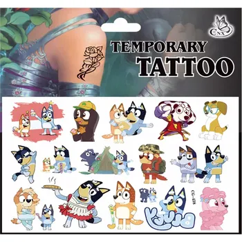 Odstranitelné tetování Dětské dočasné tetování - POHÁDKA BLUEY - 5 (Značka: TAKARA TOMY)