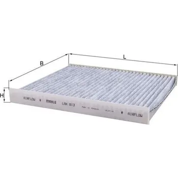 Kabinový filtr Filtr, vzduch v interiéru, , KNECHT, LAK 813