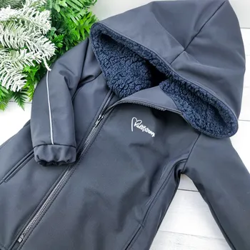 Dívčí bunda Kulišárny Zimní funkční bunda/křivák s beránkem BLACK black VELIKOST: 104