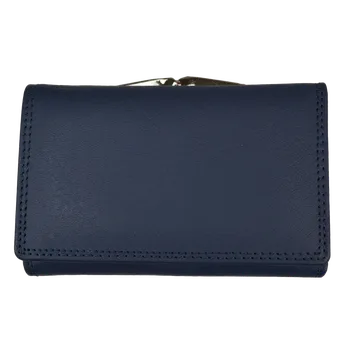 NovaKabelka.cz Dámská kožená peněženka 7015 Blu