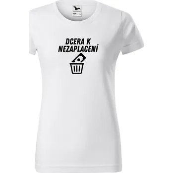 Dámské tričko Dámské tričko - Dcera k nezaplacení Barva: Černá, Velikost: 122 cm/6 let