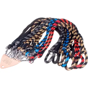 Volný čas VNT electronics s.r.o. Vodítko pro psa přepínací, synt. lano, spirála 14 mm x 240 cm Barva: Černá