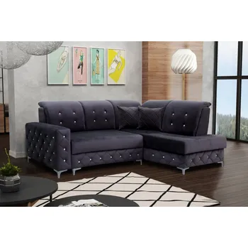 Sedací souprava Sedací souprava Lucien pravá tmavě šedá