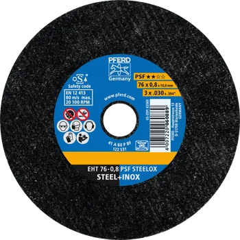 Řezný kotouč Pferd 65508109 | Řezný kotouč 76 x 0,8 x 10,0 mm, PSF STEELOX