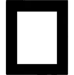 OBZOR DSD 00-00000-825K Rámeček dvojzásuvky skleněný DECENTE, černý mat