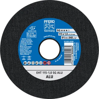 Brusný kotouč Pferd 61340415 | Řezný kotouč 115 x 1,0 x 22,23 mm, SG ALU