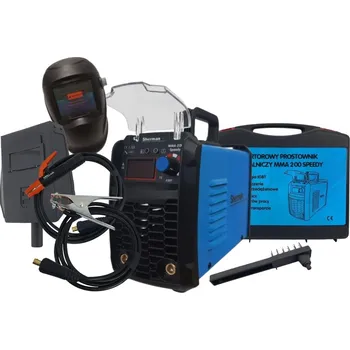 Svářečka Sherman Svářecí Invertor MMA 200 Speedy + Kufr + Kabely + Kartáč + Kukla