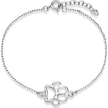 Náramek Stříbrný náramek s tlapkou