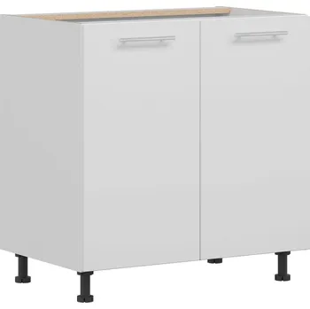 Kuchyňská linka COLBY, dolní skříňka D80, bílý lesk + PROVĚŘENO zákazníky + vyzvednutí ZDARMA