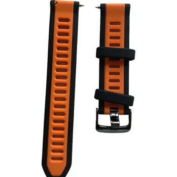Příslušenství k chytrým hodinkám Dvoubarevný Pásek Na Hodinky Garmin Možnosti: Oranžovo-Černá