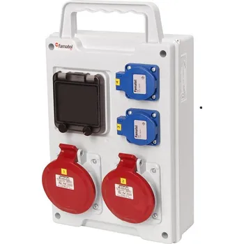 Rozvaděč Famatel eb420-6kA - EB 200020.0 /4M Zás.skříň easyBox IP44 jištěná bez chrániče, přenosná