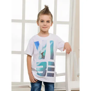 Chlapecké tričko Chlapecké tričko Vibe - bílá 134